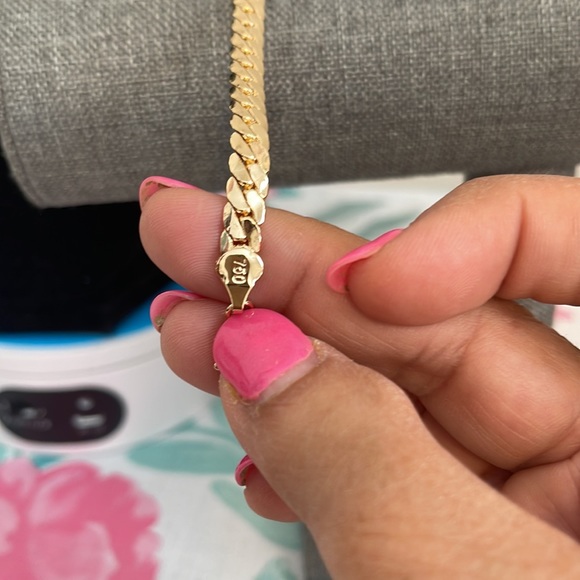 Brand new: Set:Elegant 14k laminated gold. Quality:750. - Picture 6 of 17